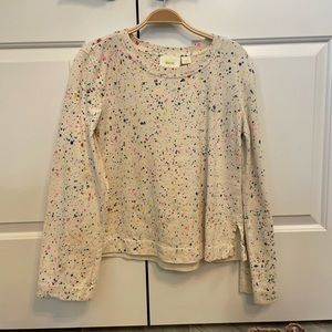 MAEVE splatter sweatshirt